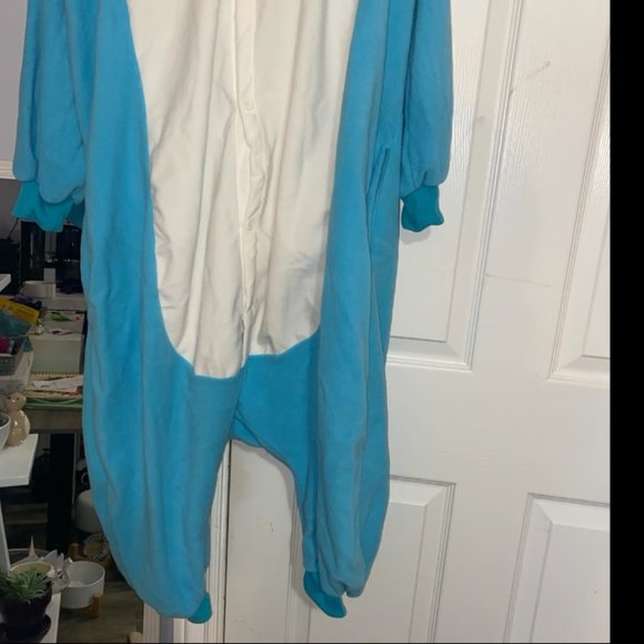 Size women's small elephant onesie/footie pajamas, loungewear, adult onesie - Picture 4 of 6